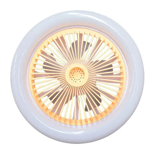 Lámpara De Techo 30w E27 Con Ventilador