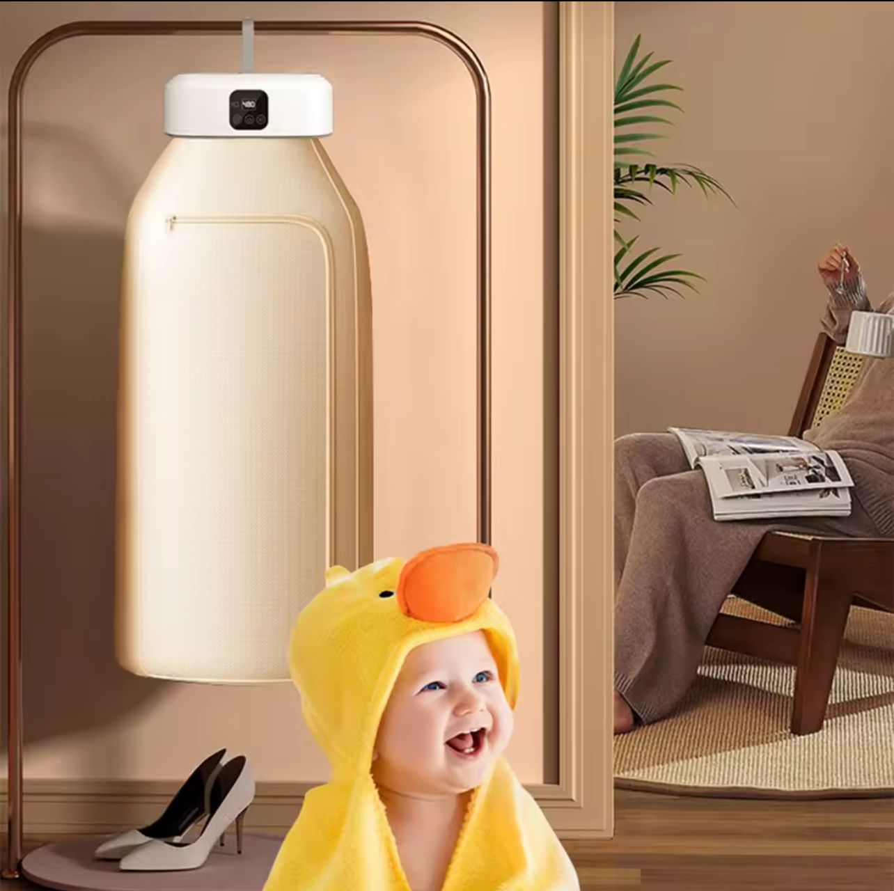 Secadora de ropa portatil