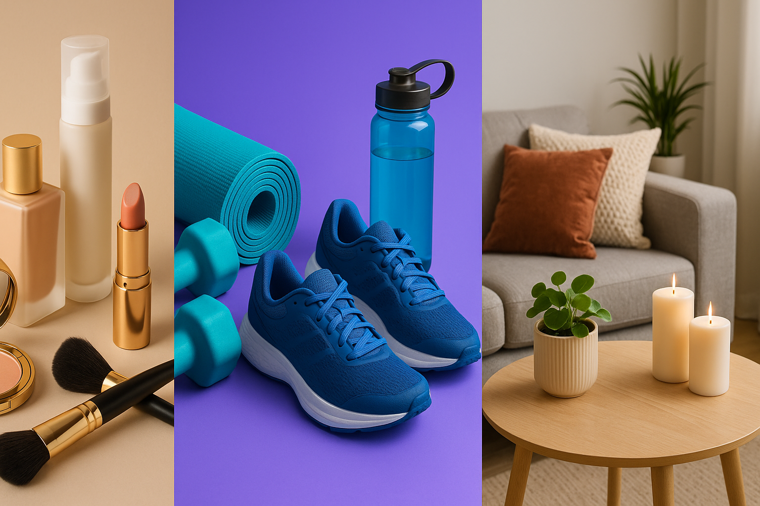 imagen abnner de referencia: belleza, deporte, hogar